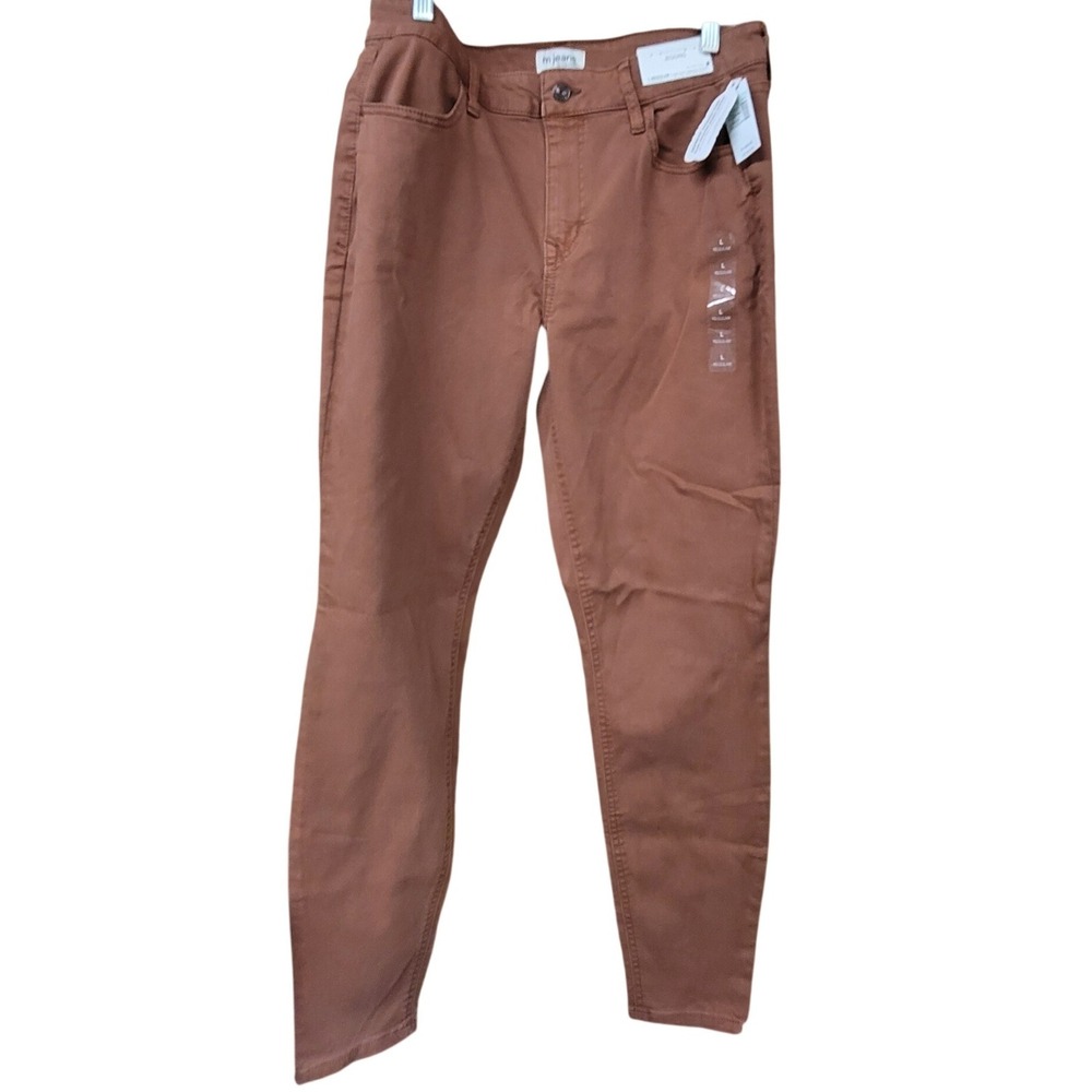 Maurices m jeans High Rise Ultimate Stretch Jeggings Clay Rust Large Regular - Picture 3 of 8